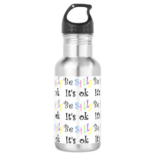 Seien Sie es ist Okay-pexagonwasserflasche albern Edelstahlflasche