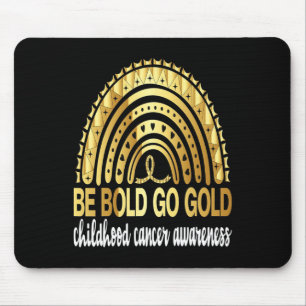 Seien Sie fett Gold für die Kinder Krebs Bewusstse Mousepad