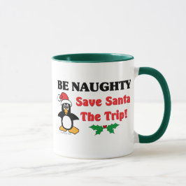 Seien Sie frech! Retten Sie Sankt die Reise! Tasse