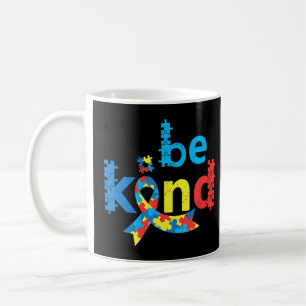 Seien Sie freundlich Autismus Bewusstsein Monat Pu Kaffeetasse