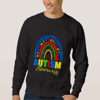Seien Sie freundlich Autismus Bewusstsein Rainbow Sweatshirt