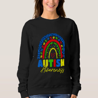 Seien Sie freundlich Autismus Bewusstsein Rainbow Sweatshirt