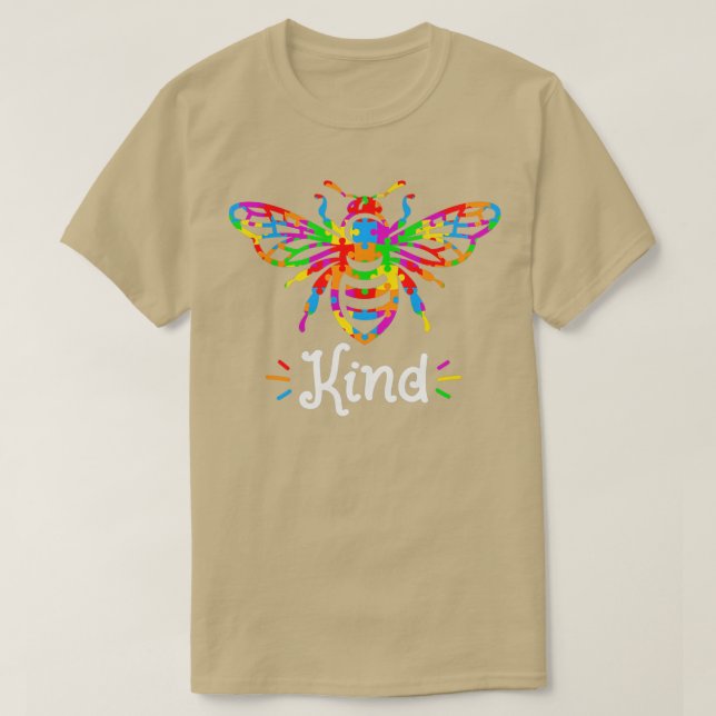 Seien Sie freundlich Autismus Sensibilisierungsmon T-Shirt (Design vorne)