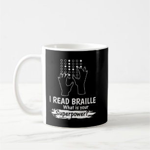 Seien Sie freundlich Blind, Braille Pullover Kaffeetasse