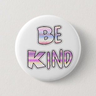 Seien Sie freundlich Cooler Graffiti-Textknopf Button