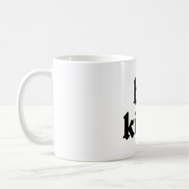 Seien Sie freundlich - Einfache positive Nachricht Kaffeetasse