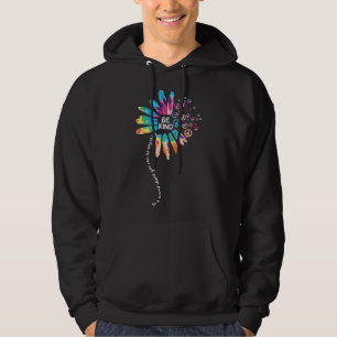 Seien Sie freundlich, färben Sie orange Anti-Bully Hoodie