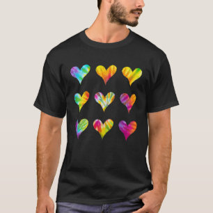 Seien Sie freundlich Herzens, Gefärbte Krawatte Ts T-Shirt