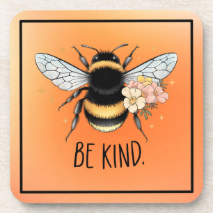 Seien Sie freundlich Honey Bee Clipart-57650 Getränkeuntersetzer