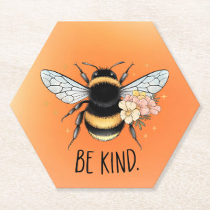 Seien Sie freundlich Honey Bee Clipart-57650 Untersetzer