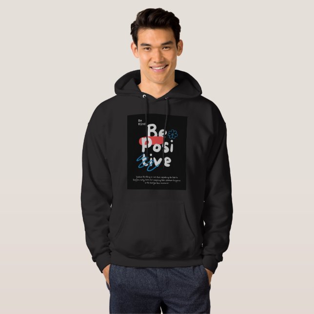 Seien Sie freundlich Hoodie (Vorne ganz)
