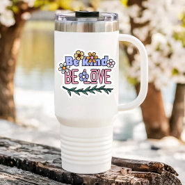 Seien Sie freundlich, Liebe Laptop Flasche | Die A Aufkleber