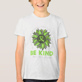 Seien Sie freundlich Mental Health Awareness Green Tri-Blend Shirt