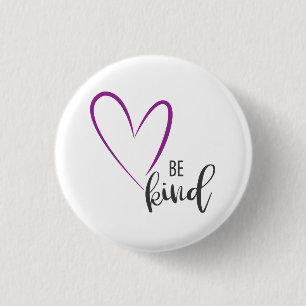 Seien Sie freundlich mit Herz, Liebe, Trendy, Cool Button