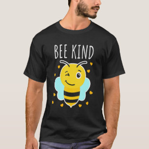 Seien Sie freundlich Niedliche Bienenkinder T-Shirt