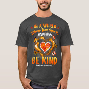 Seien Sie freundlich Orange Ribbon unterstützen Le T-Shirt