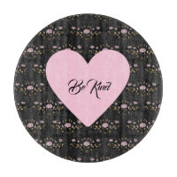 Seien Sie freundlich rosa Herz auf winzigen Rose u