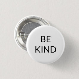 Seien Sie freundlich, Schwarz-weiß minimalistische Button