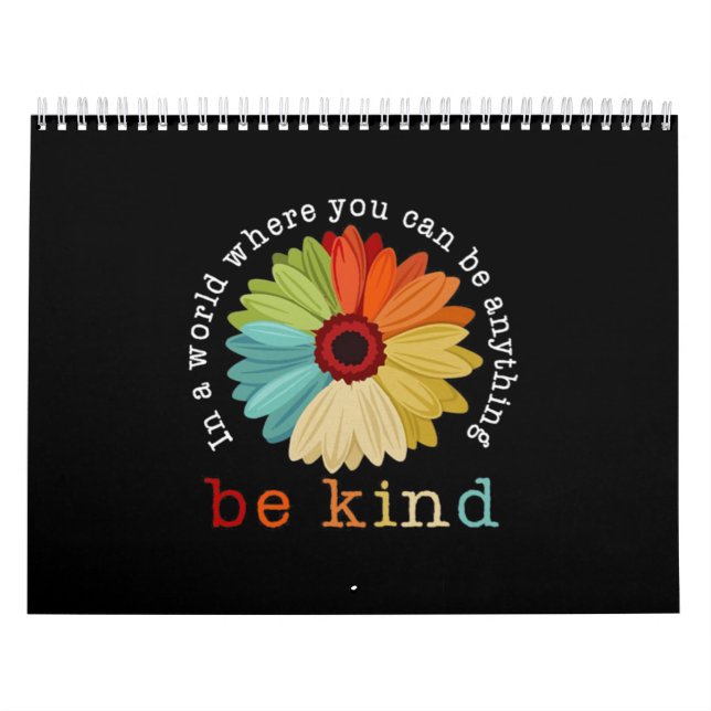 Seien Sie freundlich Sonnenblume Kalender (Titelbild)