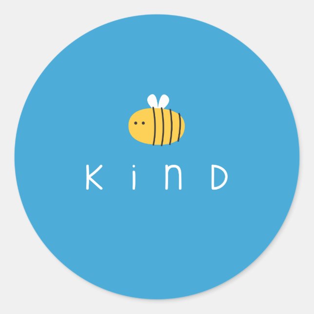 Seien Sie freundlich Sticker (Vorderseite)