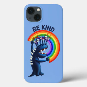 Seien Sie freundlich - Süße Figur-Regenbogen-Posit Case-Mate iPhone Hülle