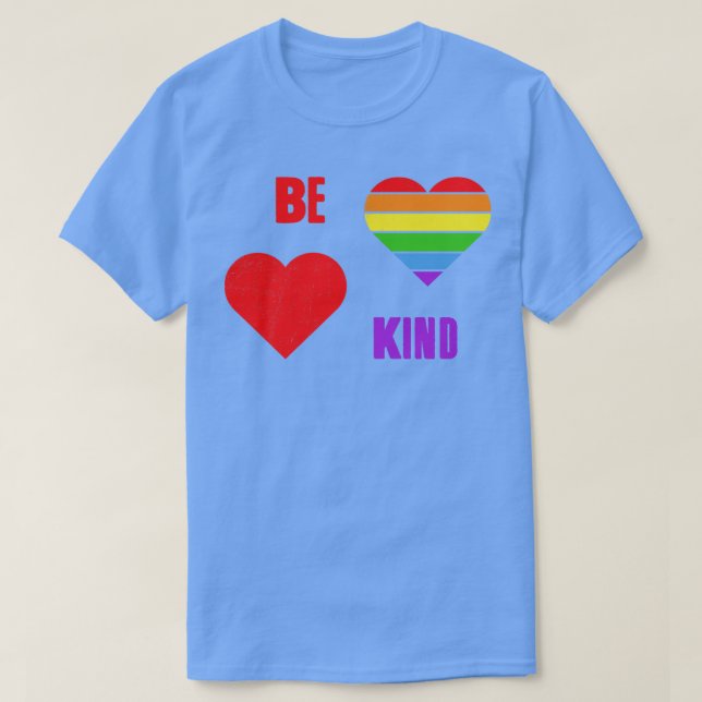 Seien Sie freundlich Tshirt LGBT Pride LGBTQ Suppo (Design vorne)