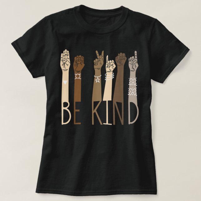 Seien Sie freundlich und sprechen Sie LehrerInnen  T-Shirt (Design vorne)