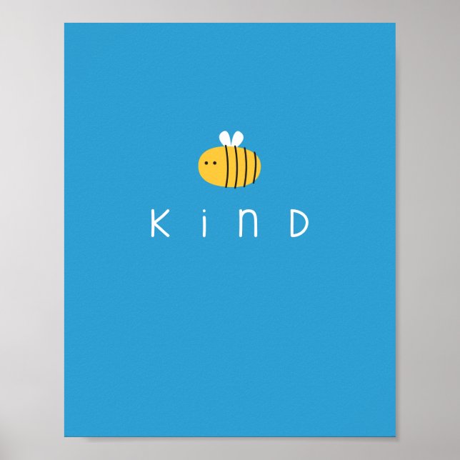 Seien Sie freundlich wie Bienenposter & Prints Poster (Vorne)