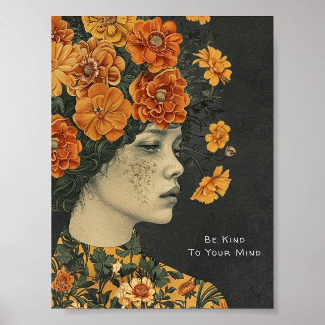 Seien Sie freundlich zu Ihrem Verstand Poster (Vorne)