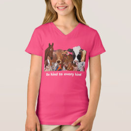 Seien Sie freundlich zu jeder Art T-Shirt