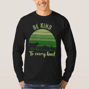 Seien Sie freundlich zu jeder Art Veganen vegetari T-Shirt