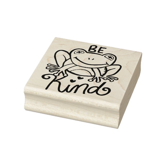 Seien Sie freundlicher Frosch Gummistempel (Stempel)