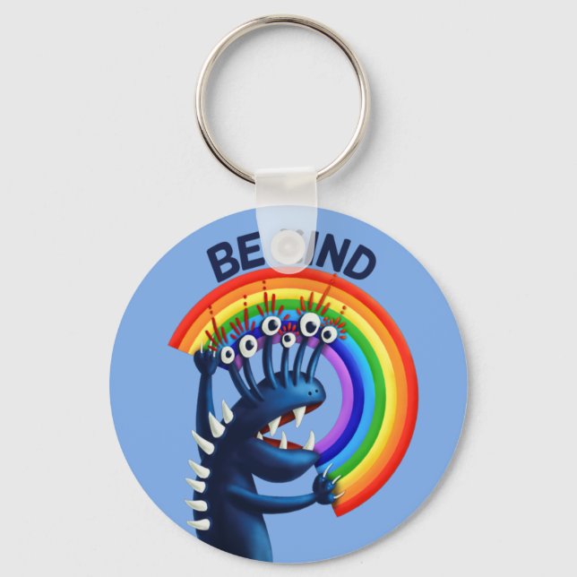 Seien Sie freundlicher Rainbow Niedlich Schlüsselanhänger (Vorderseite)