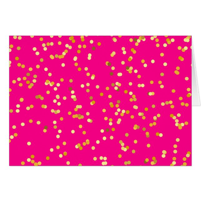 Seien Sie froh, rosa, gelbe Karte (Vorderseite (Horizontal))