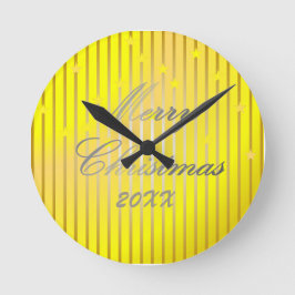 Seien Sie froh und glänzen Sie die Wall Clock Runde Wanduhr