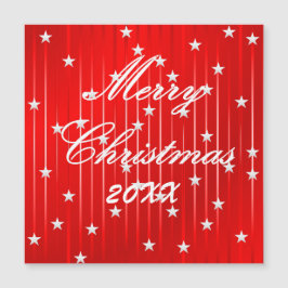 Seien Sie frohe und schlichte Magnetkarte. Magnetkarte