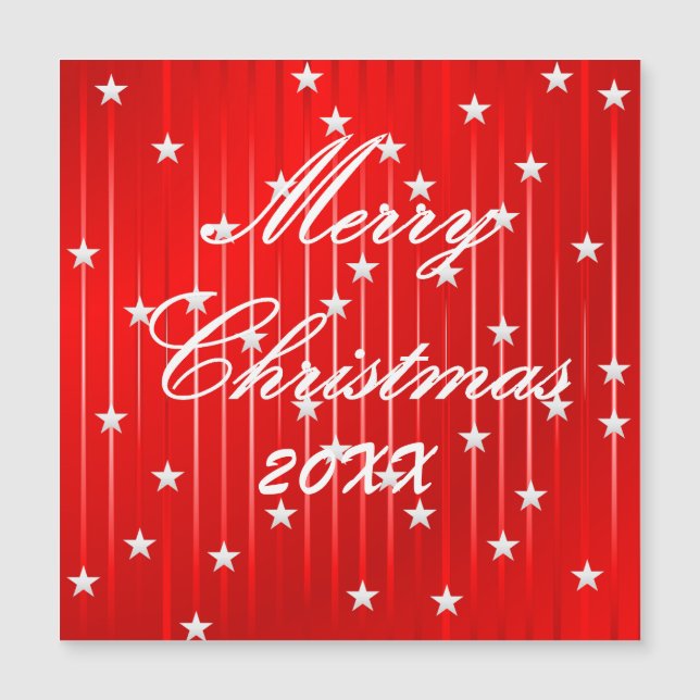 Seien Sie frohe und schlichte Magnetkarte. Magnetkarte (Vorderseite)