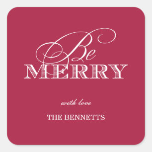 Seien Sie frohe Weihnachtsgeschenke Stickers