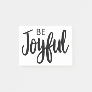 Seien Sie fröhlich Gospel Grafik Ästhetik Christli Post-it Klebezettel