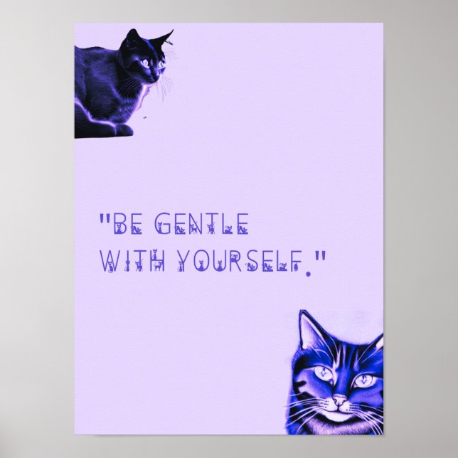 Seien Sie Gentleman Cat Poster (Vorne)