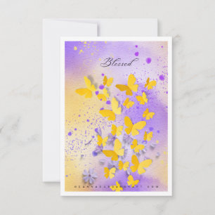 Seien Sie gesegnete Kunstkarte Dankeskarte