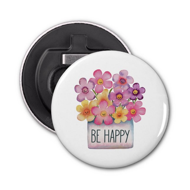 Seien Sie glücklich Flaschenöffner (Vorderseite)