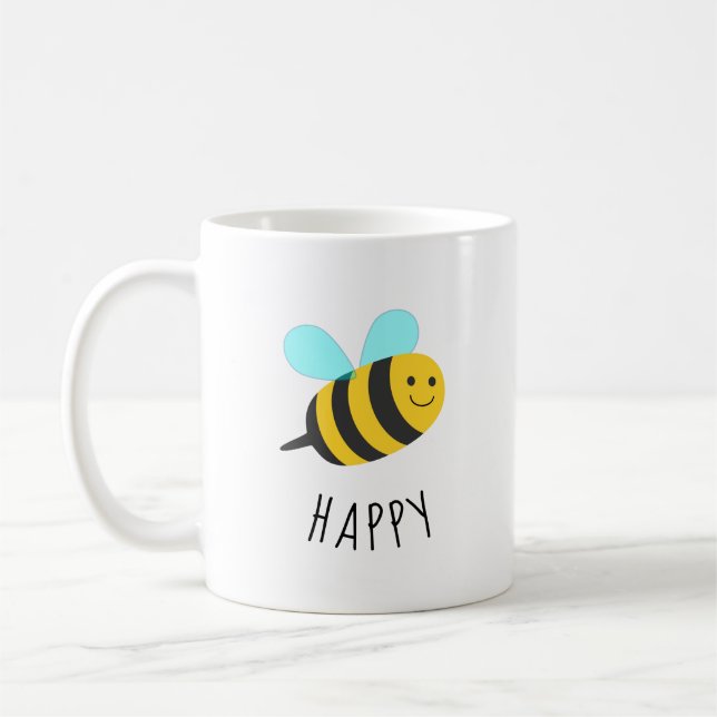 Seien Sie glücklich Kaffeetasse (Links)