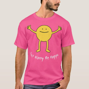 Seien Sie glücklich Lächeln Gesicht Niedlich läche T-Shirt