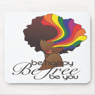 Seien Sie glückliche Mausunterlage Mousepad