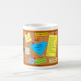Seien Sie glücklicher Kaffeetasse