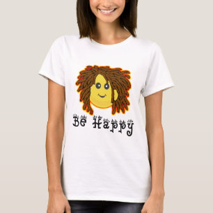 Seien Sie glückliches Rasta Montag Dreadlocks T-Shirt