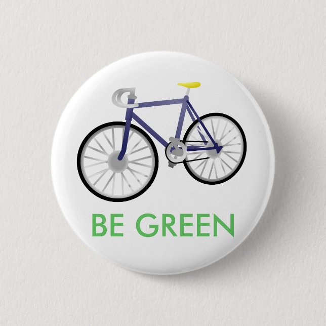 SEIEN SIE GRÜN BUTTON (Vorderseite)