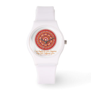 Seien Sie gütig Elefant Mandala Niedlich Elefant L Armbanduhr