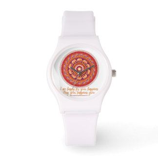Seien Sie gütig Elefant Mandala Niedlich Elefant L Armbanduhr